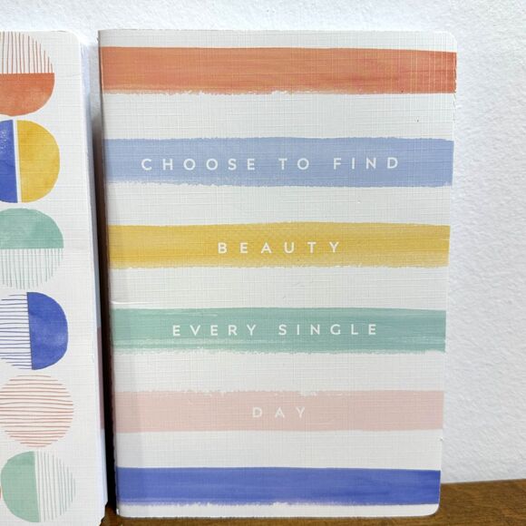 3 Pack Notebooks Notes Journal Lined Paper 80 Pages Each 5.5 x 7.95 Colorful - Picture 6 of 7